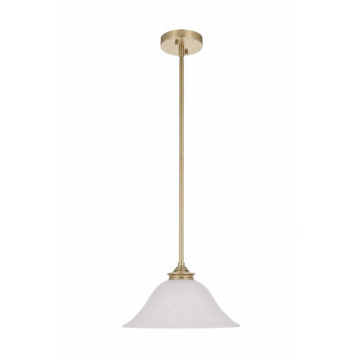 Lighting Insprirations Dallas Single 1 Light Pendant Satin Brass
