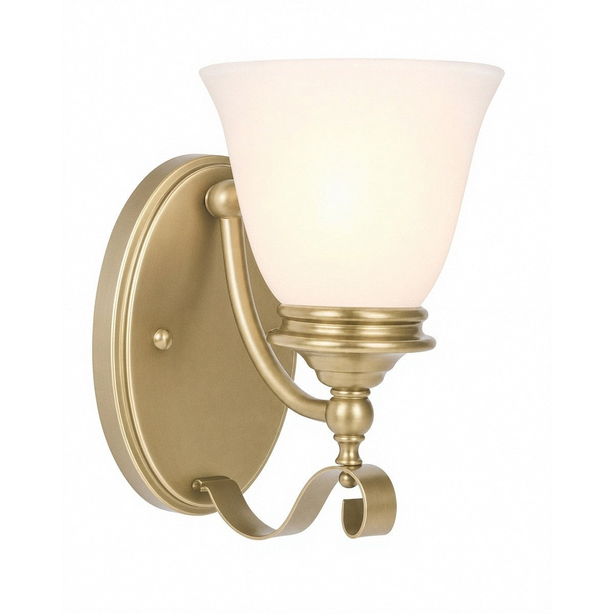Lighting Insprirations Dallas Wall Light Satin Brass