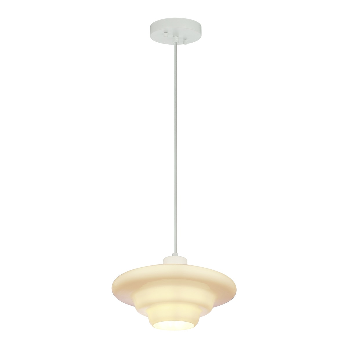 Lighting Insprirations Haywood Pendant 32cm White