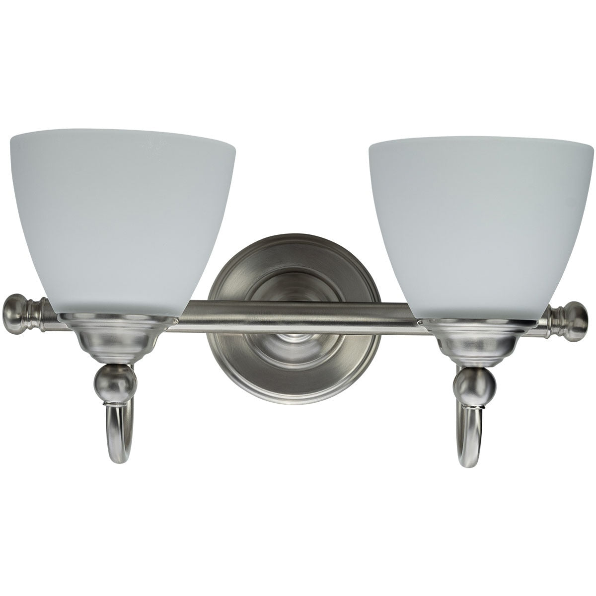 Lighting Insprirations Nova 2 Light Wall Bracket Brushed Nickel