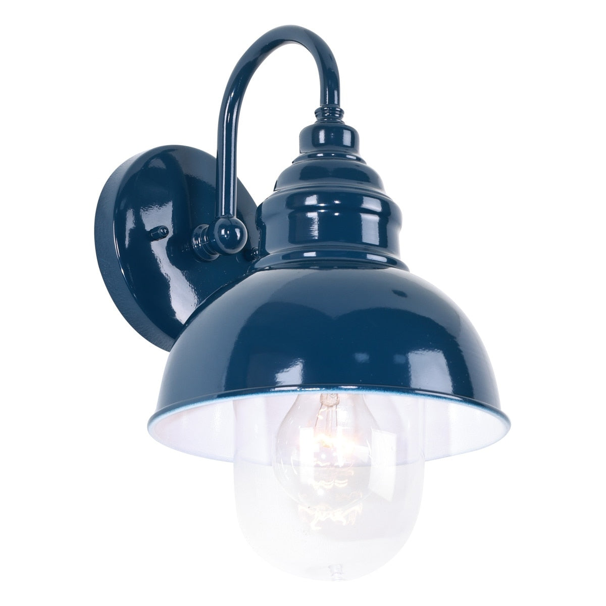 Lighting Insprirations Parkway Small Outdoor Wall Light French Blue