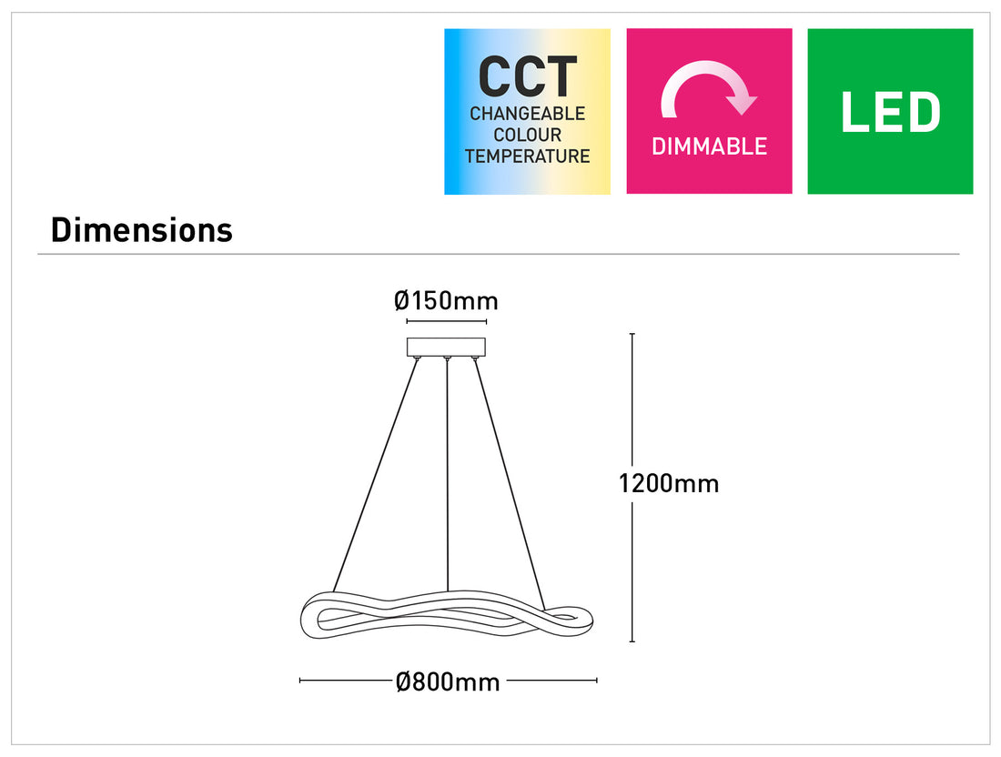 Mercator Solara Large 1Lt Pendant Light