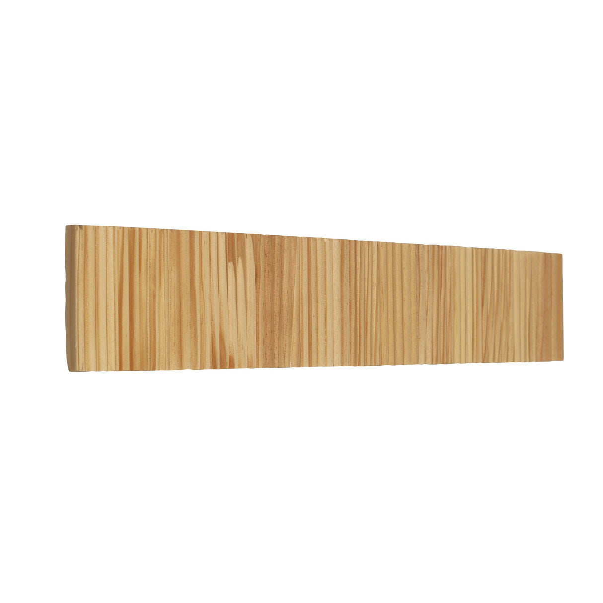 Oriel Rafter.60 Scalloped Wood Tticolour Led Wall Light