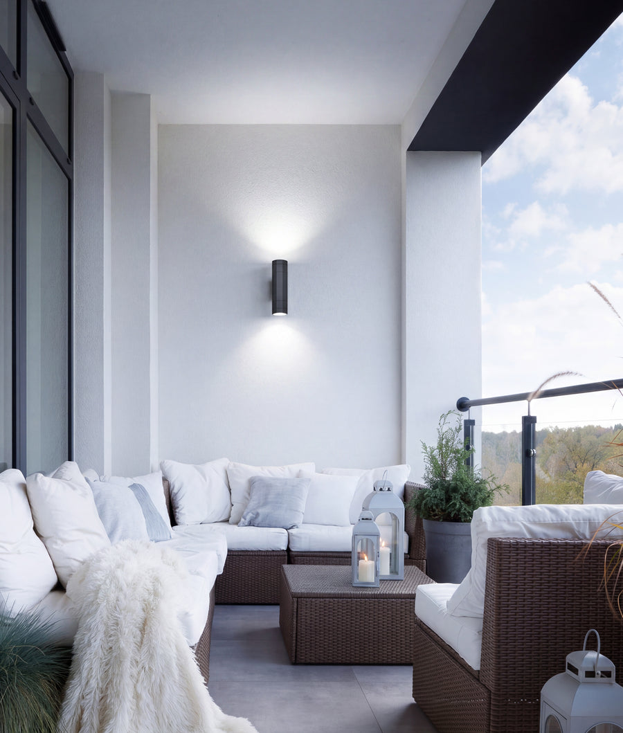 CLA Octo GU10 Exterior Octagonal Up/Down Pillar Lights IP65
