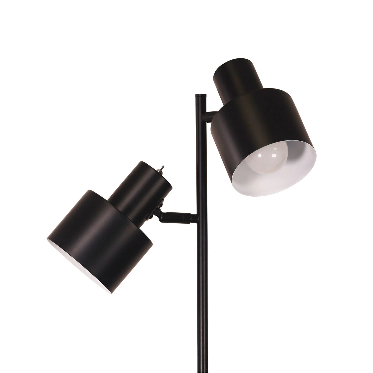 Oriel Ari Mid-Century Floor Lamp Black