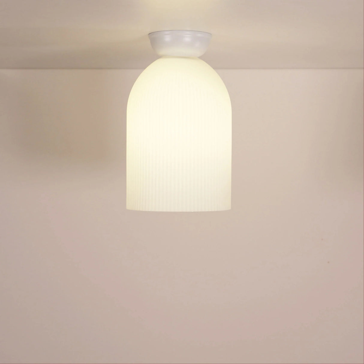 Oriel Lighting Arley Ribbed Glass DIY Shade