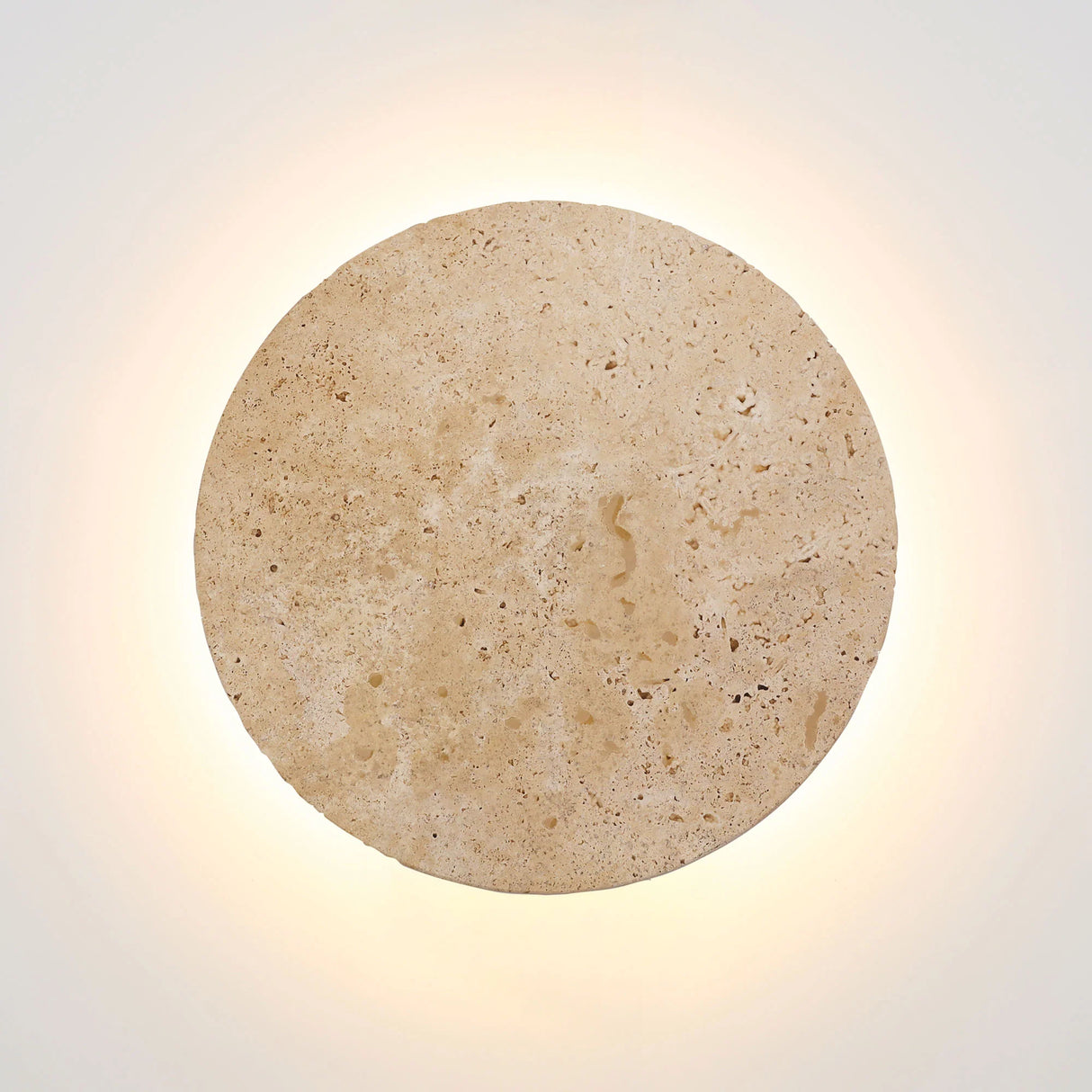 Oriel Lighting DOT.25 Travertine Tri-Colour LED Wall Light