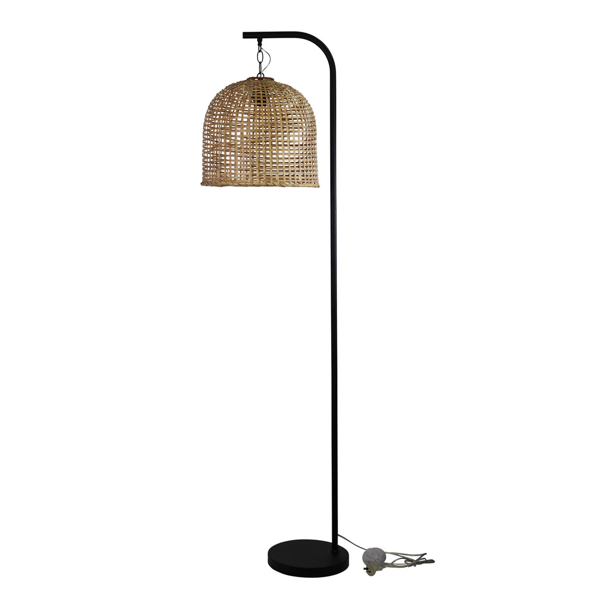 Oriel Lighting Jess Black with Batur Shade