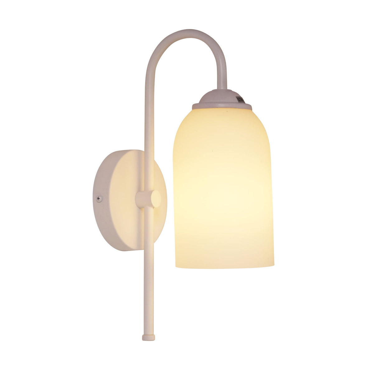 Oriel Arlington Wall White Opal Matt Glass Wall Light