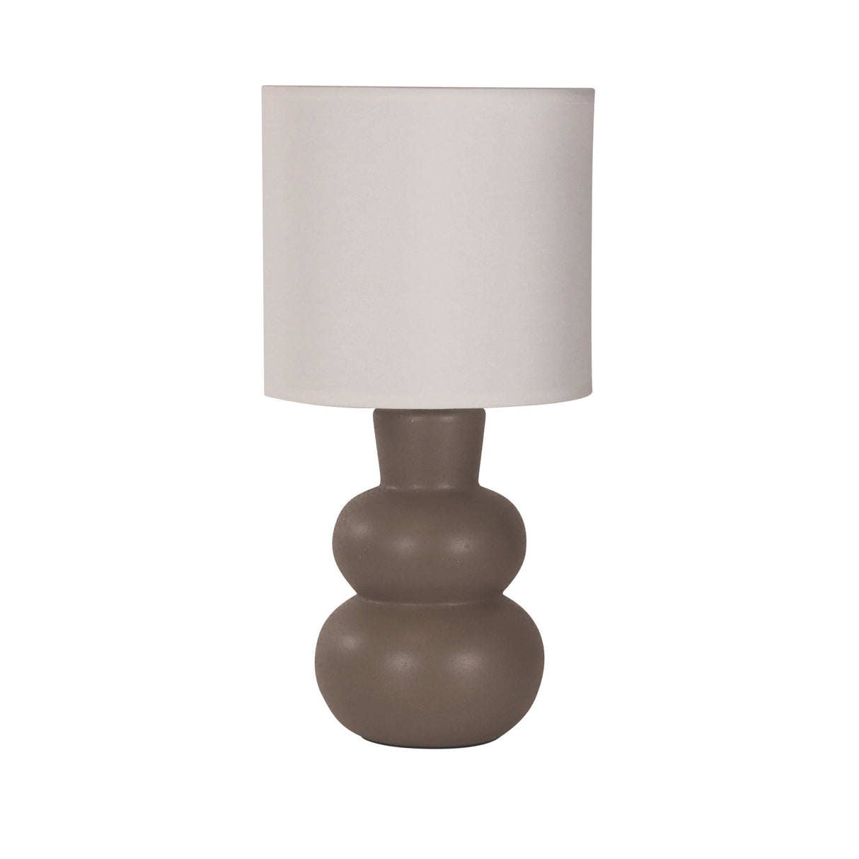 Oriel Holla Taupe Ceramic Table Lamp