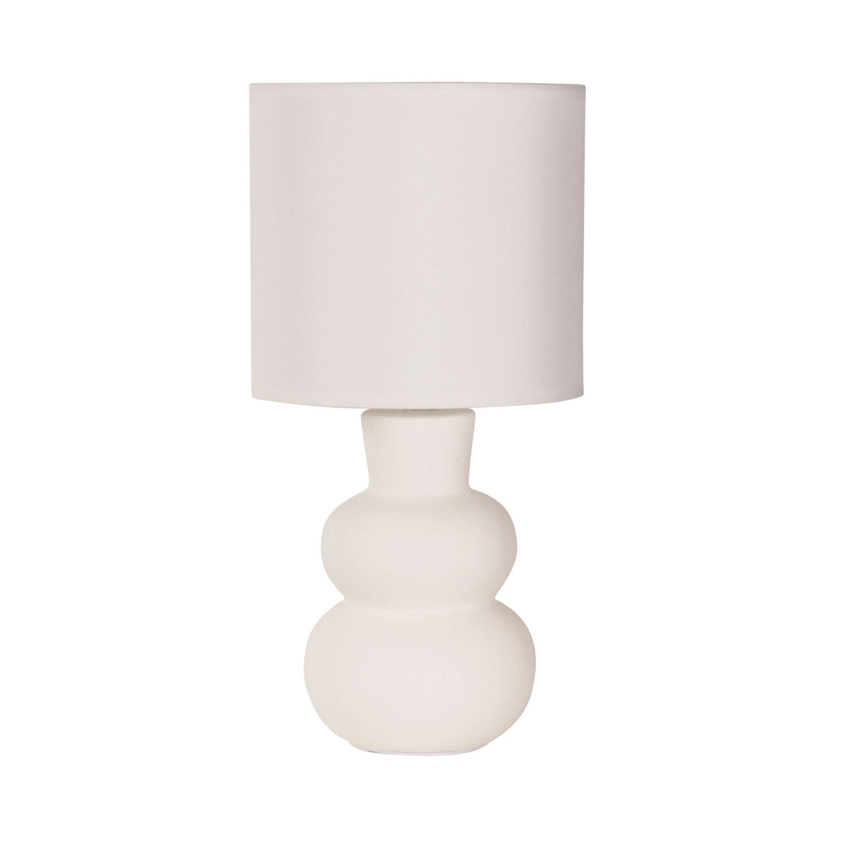 Oriel Holla White Ceramic Table Lamp