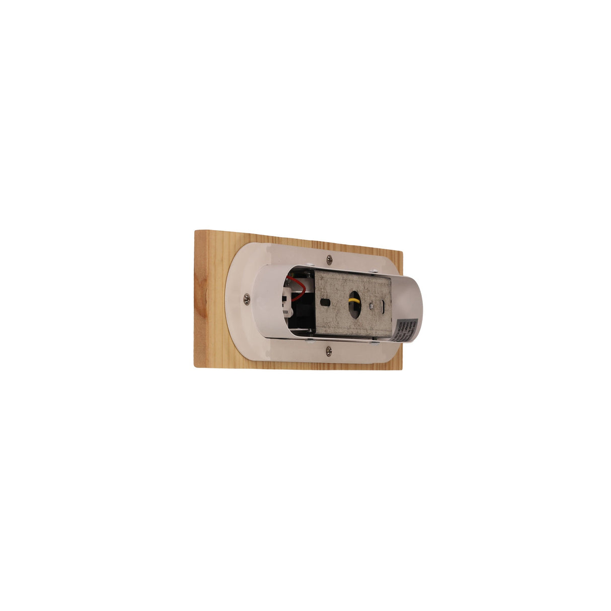 Oriel Rafter.60 Scalloped Wood Tticolour Led Wall Light
