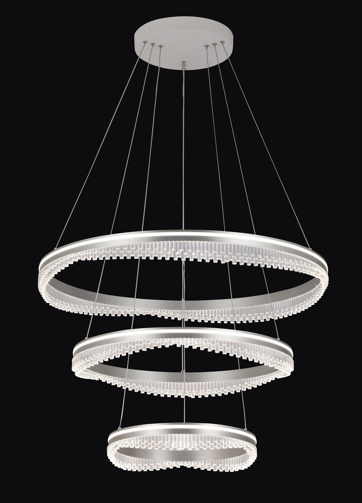 PHL6201-3 3 Ring Glacier Pendant