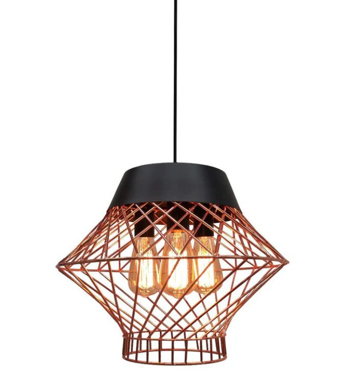 V&M BALI Wire Metal Small 3 Light Pendant