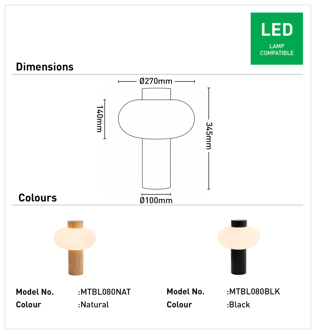 Mercator Saxe Table Lamp
