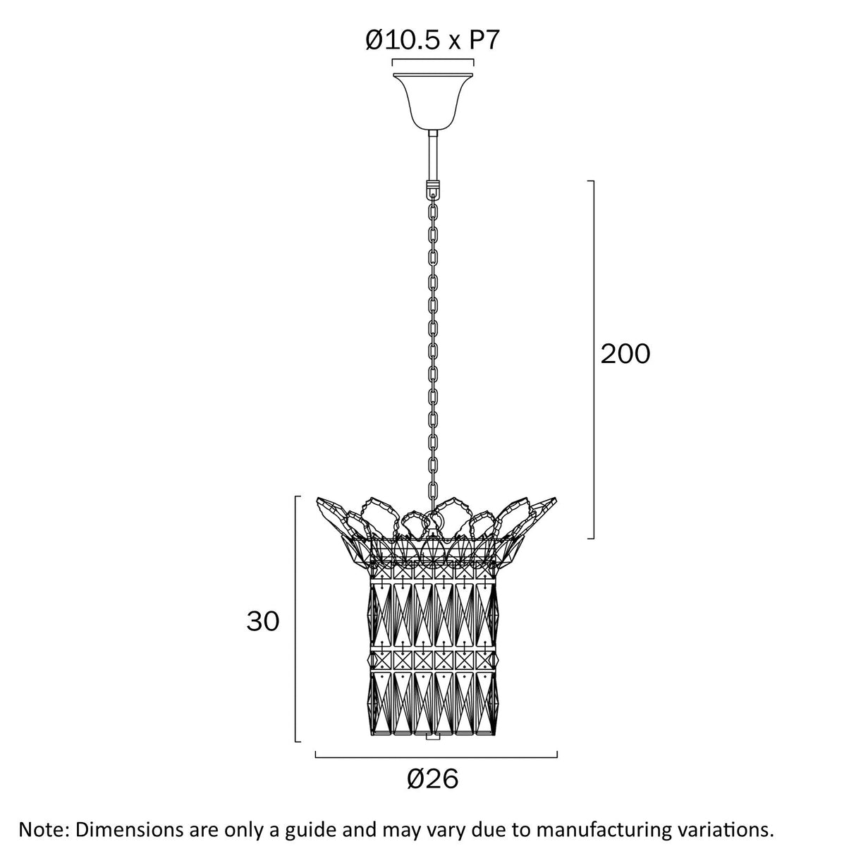 Telbix Virell 3 Light Pendant
