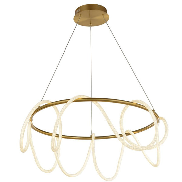V&M LUX Rope Light LED Satin Brass