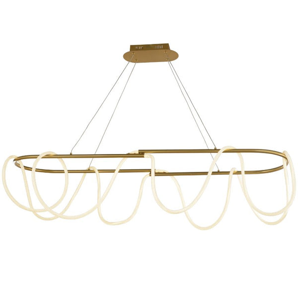 V&M LUX Rope Light LED Satin Brass