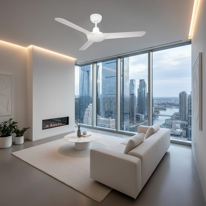 Ventair Spyda 1250mm DC Ceiling Fan SPYDC1253WH