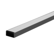 Energy-efficient Domus LP 2010 SM 1 meter LED strip for home use with black and silver finish on a white background