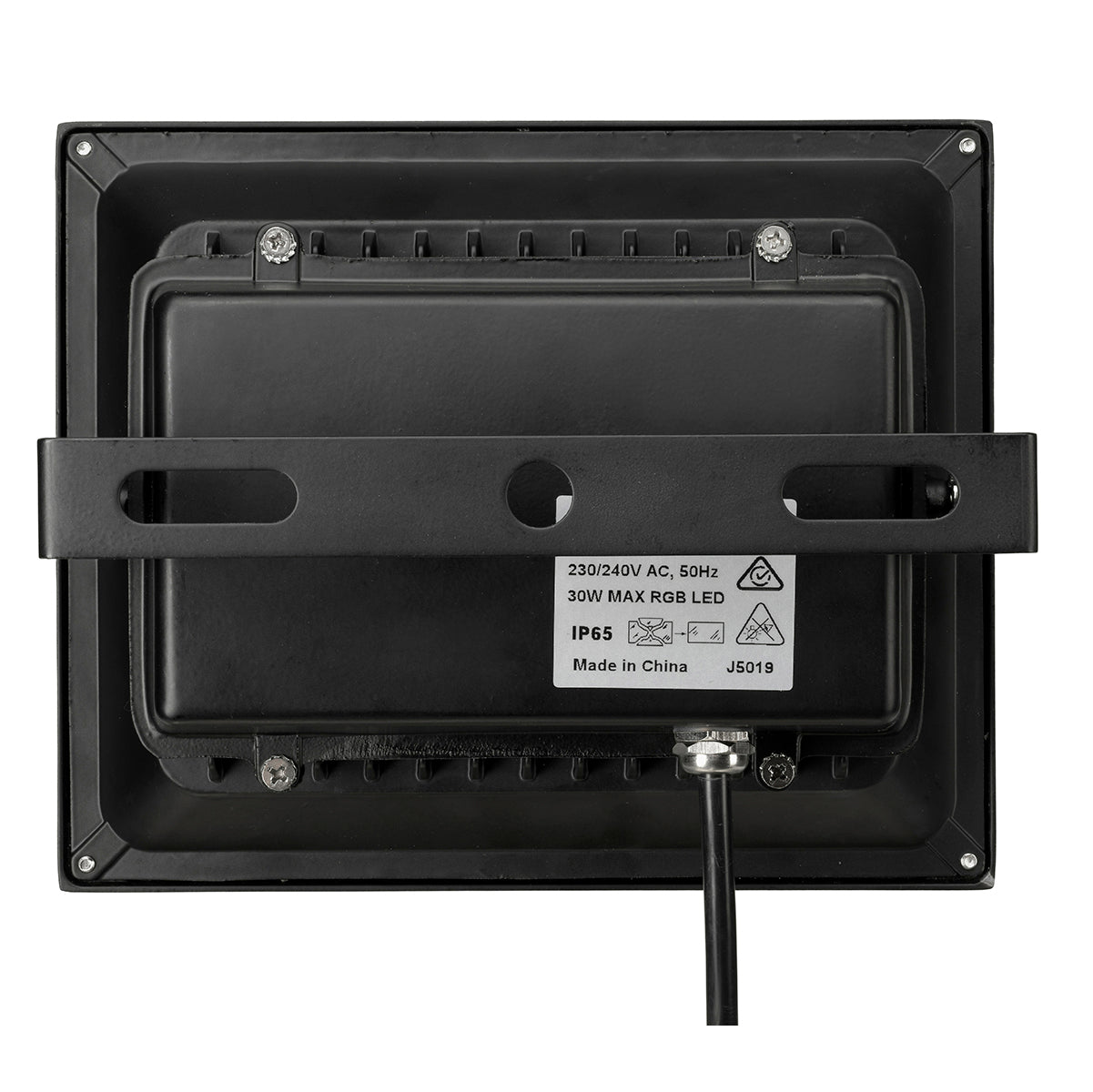 Brilliant Avenger 30W Rgb Led Flood Light Black