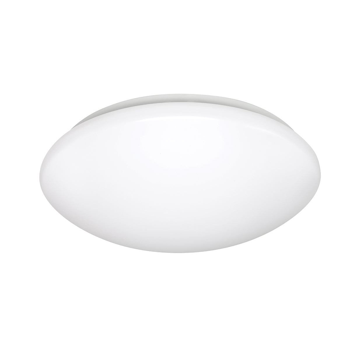 White ceiling light fixture on a white background