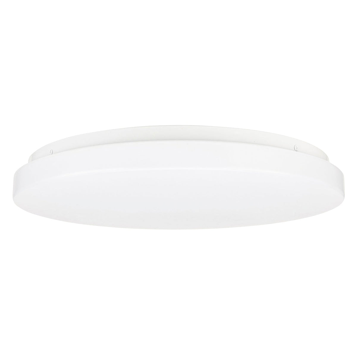 White ceiling light fixture on a white background
