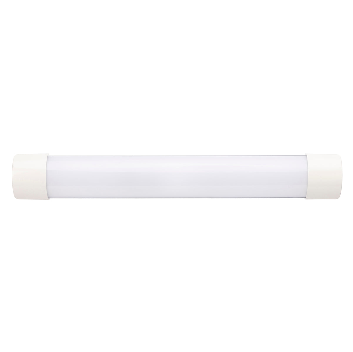White LED light bar on a white background