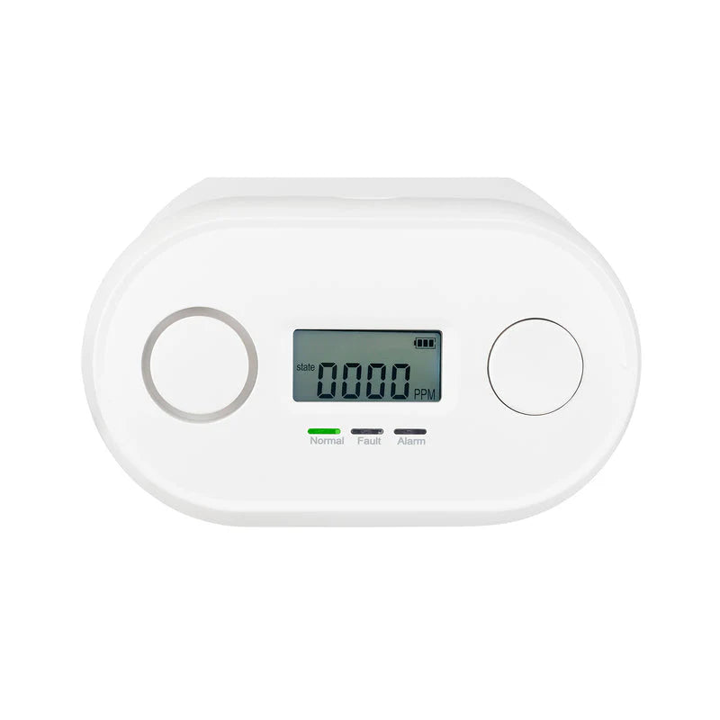 Brilliant White Carbon Monoxide Digital Display Alarm