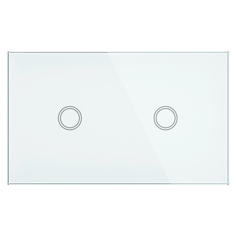 Brilliant White Elite Glass Wall Switch