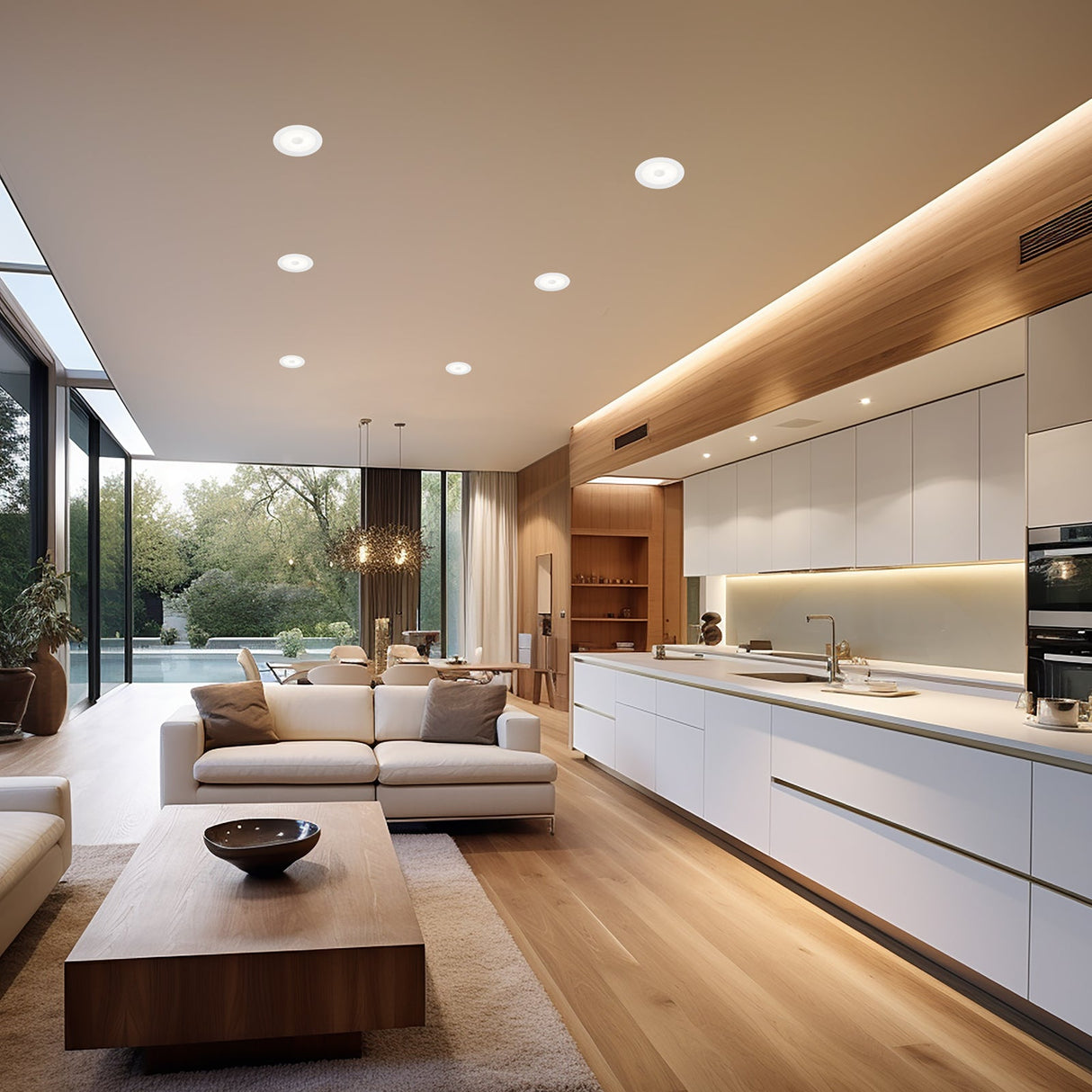 Brilliant White Lumascan-II CCT Downlight with Sensor