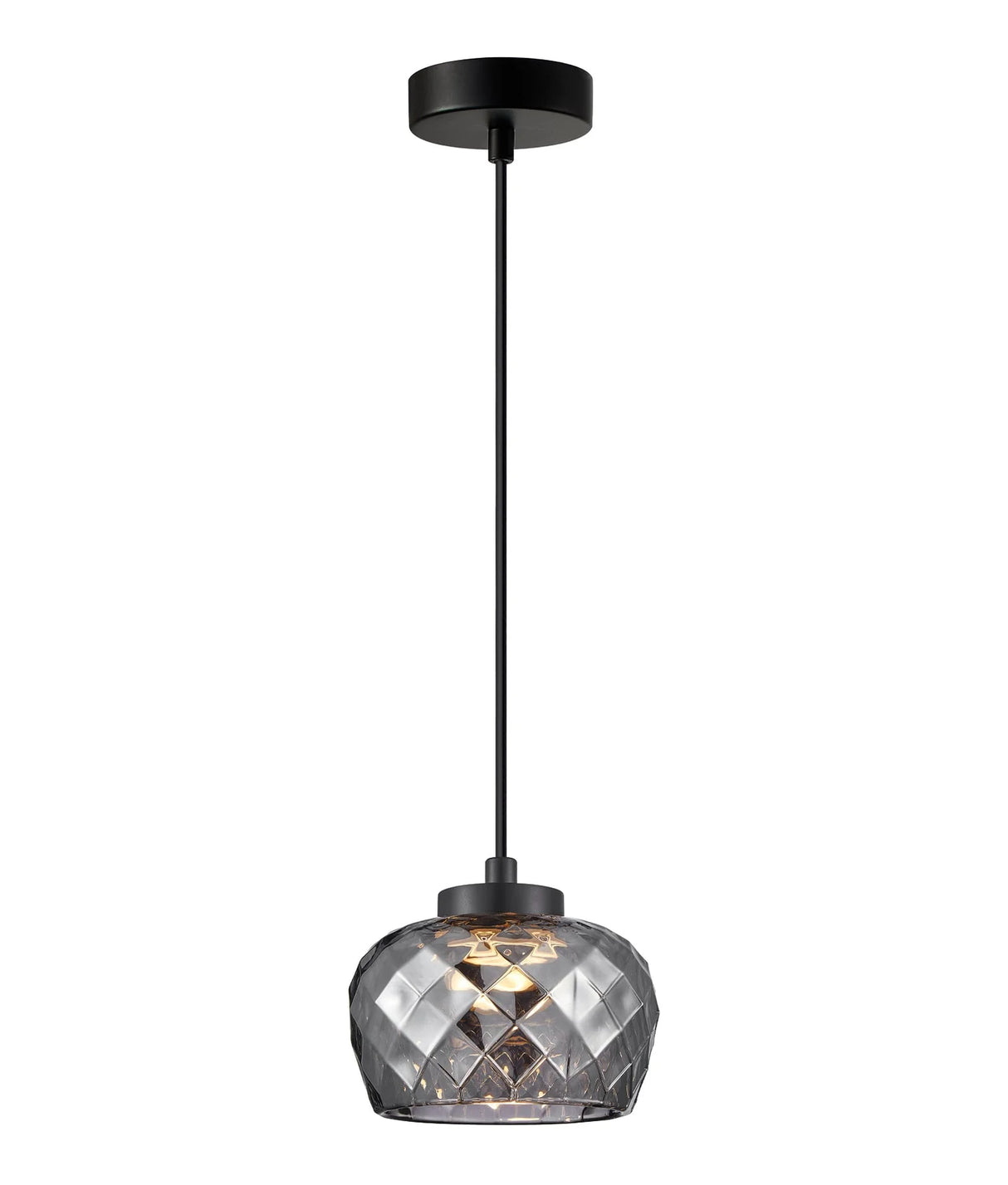 CLA CARAMELLE Interior LED Tri-CCT Glass with Segments Ellipse Pendant Lights