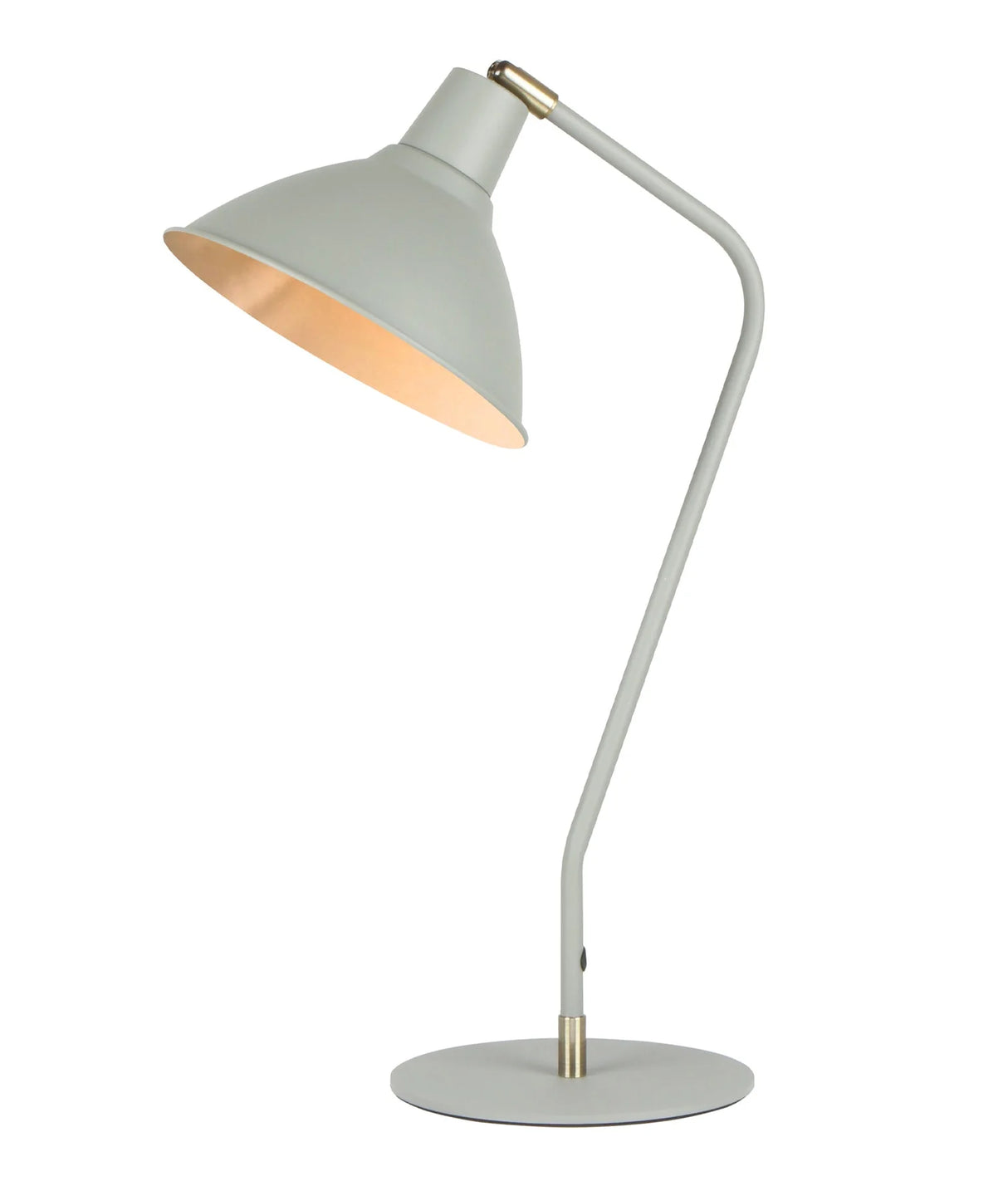 CLA Collo Cone Shade with Antique Brass Highlight Table Lamps