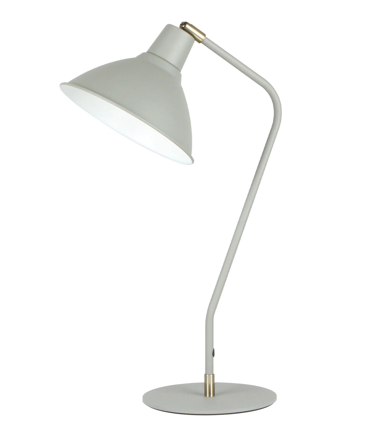 CLA Collo Cone Shade with Antique Brass Highlight Table Lamps