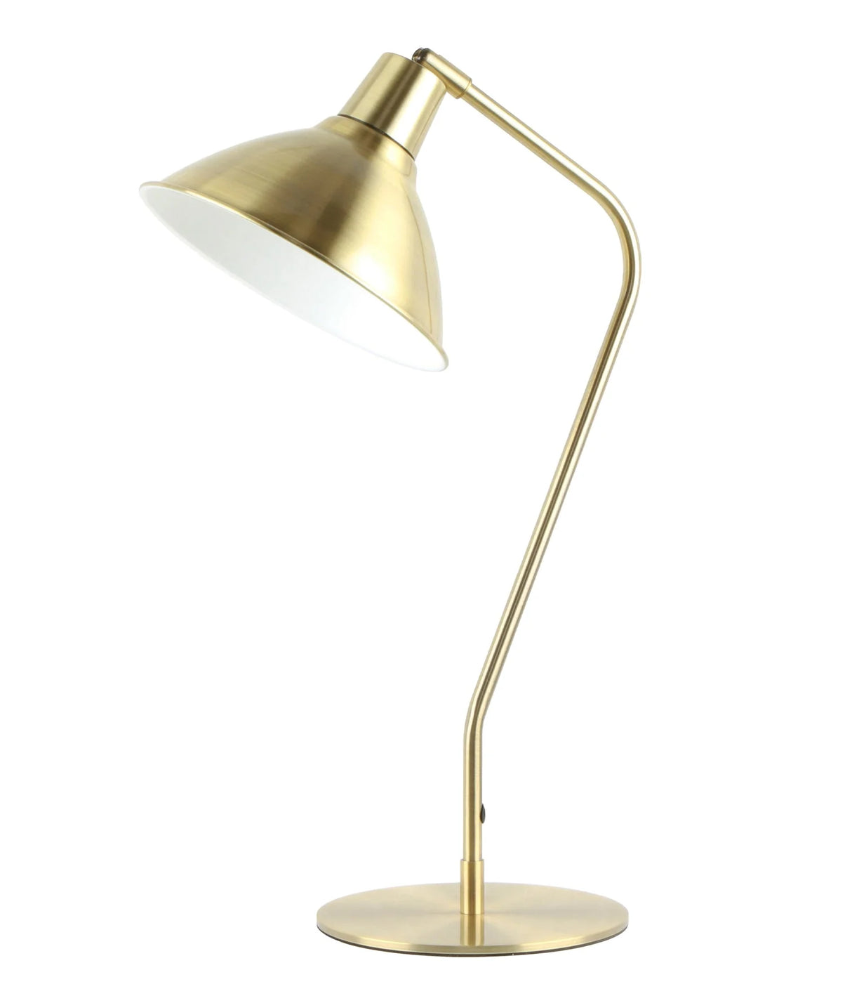 CLA Collo Cone Shade with Antique Brass Highlight Table Lamps