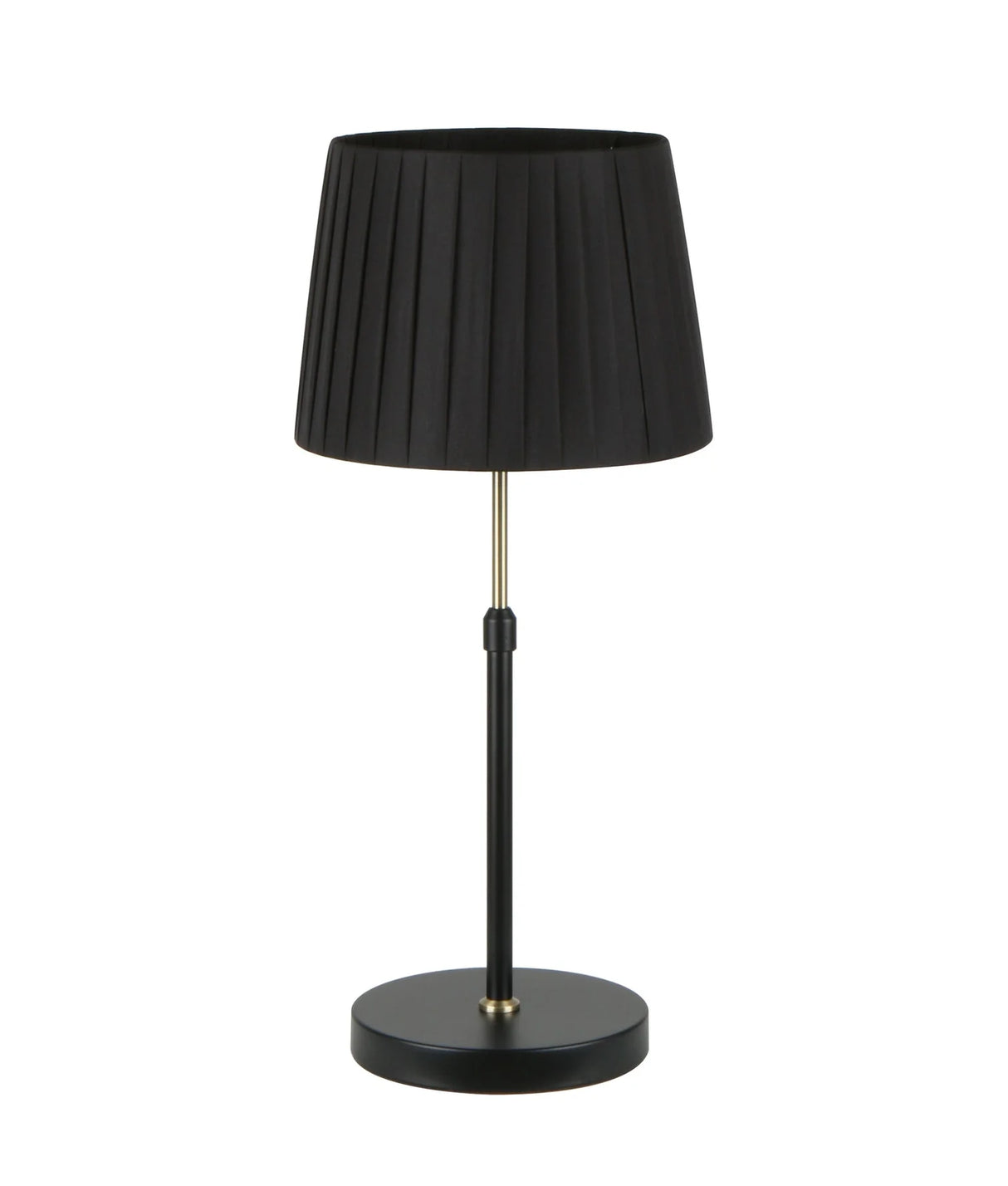 CLA Crecer Interior Slanted Pleated Shade Height Adjustable Table Lamps