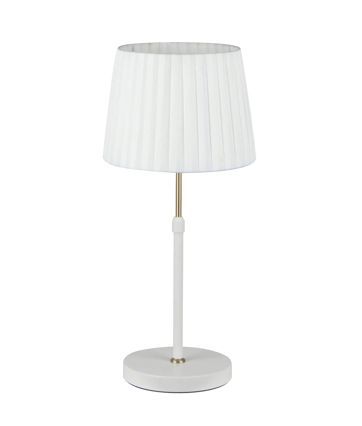 CLA Crecer Interior Slanted Pleated Shade Height Adjustable Table Lamps