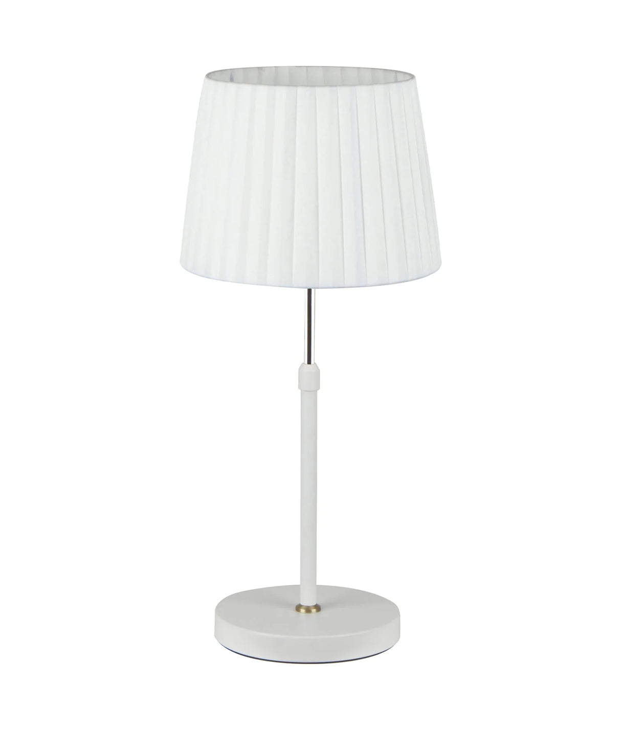 CLA Crecer Interior Slanted Pleated Shade Height Adjustable Table Lamps