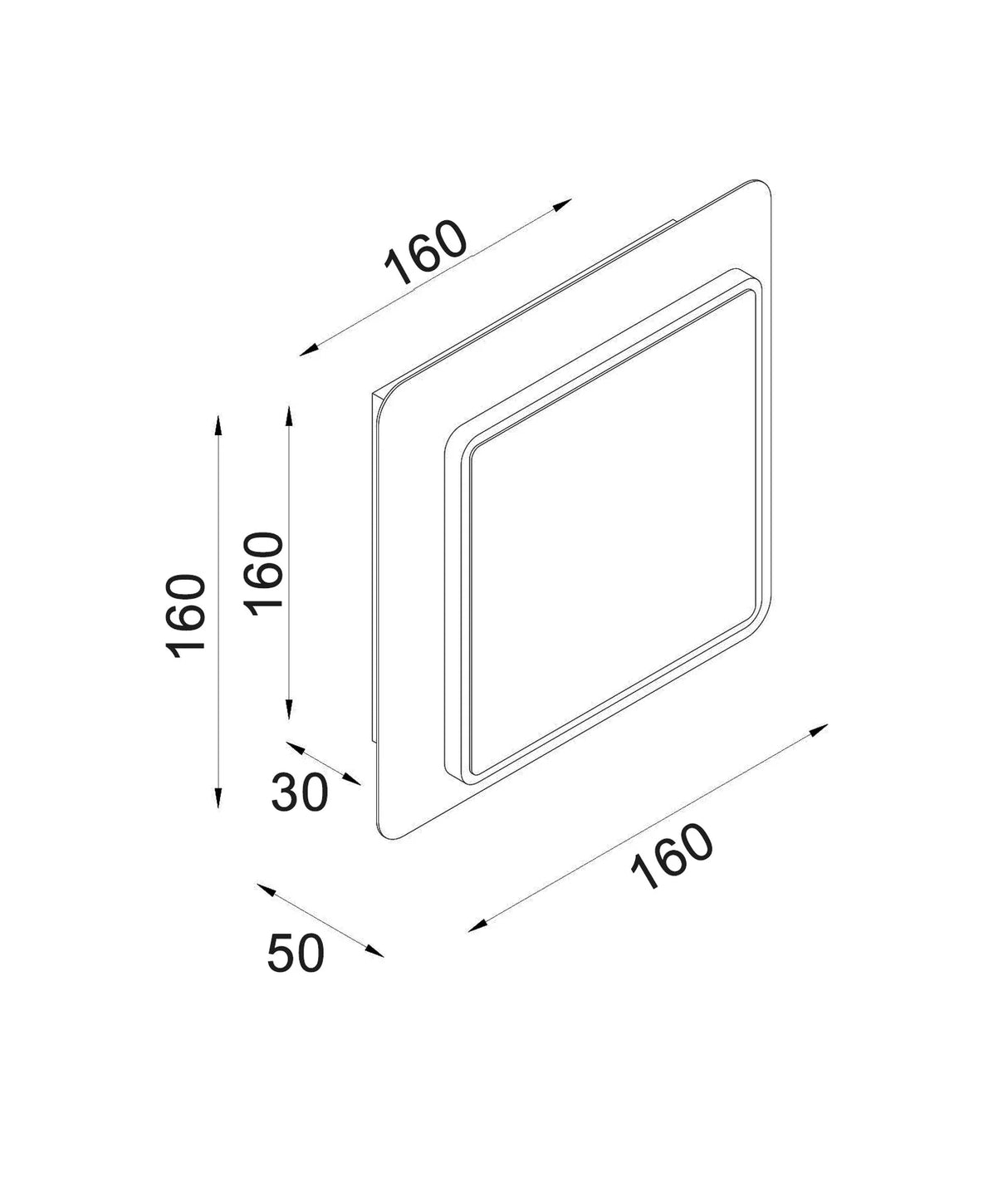 CLA LIMA City Series LED Tri-CCT Interior Rotatable Dimmable Wall Light