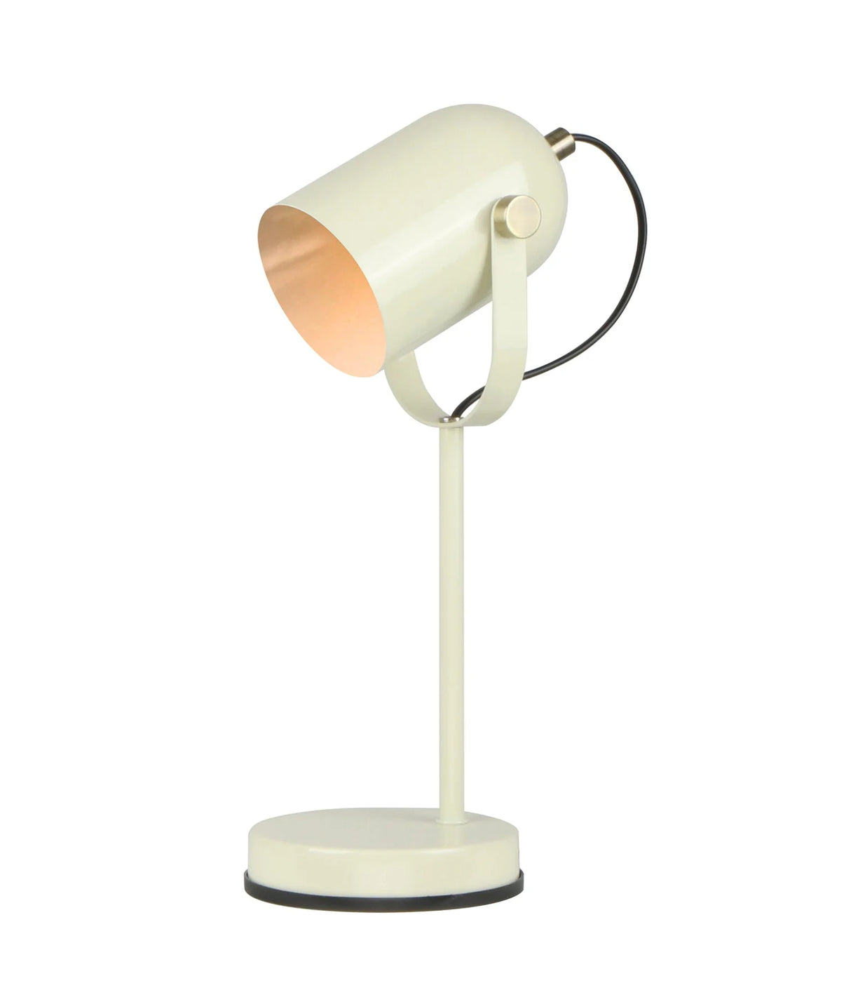 CLA Tazza Ellipse Shade with Antique Brass Highlight Table Lamps