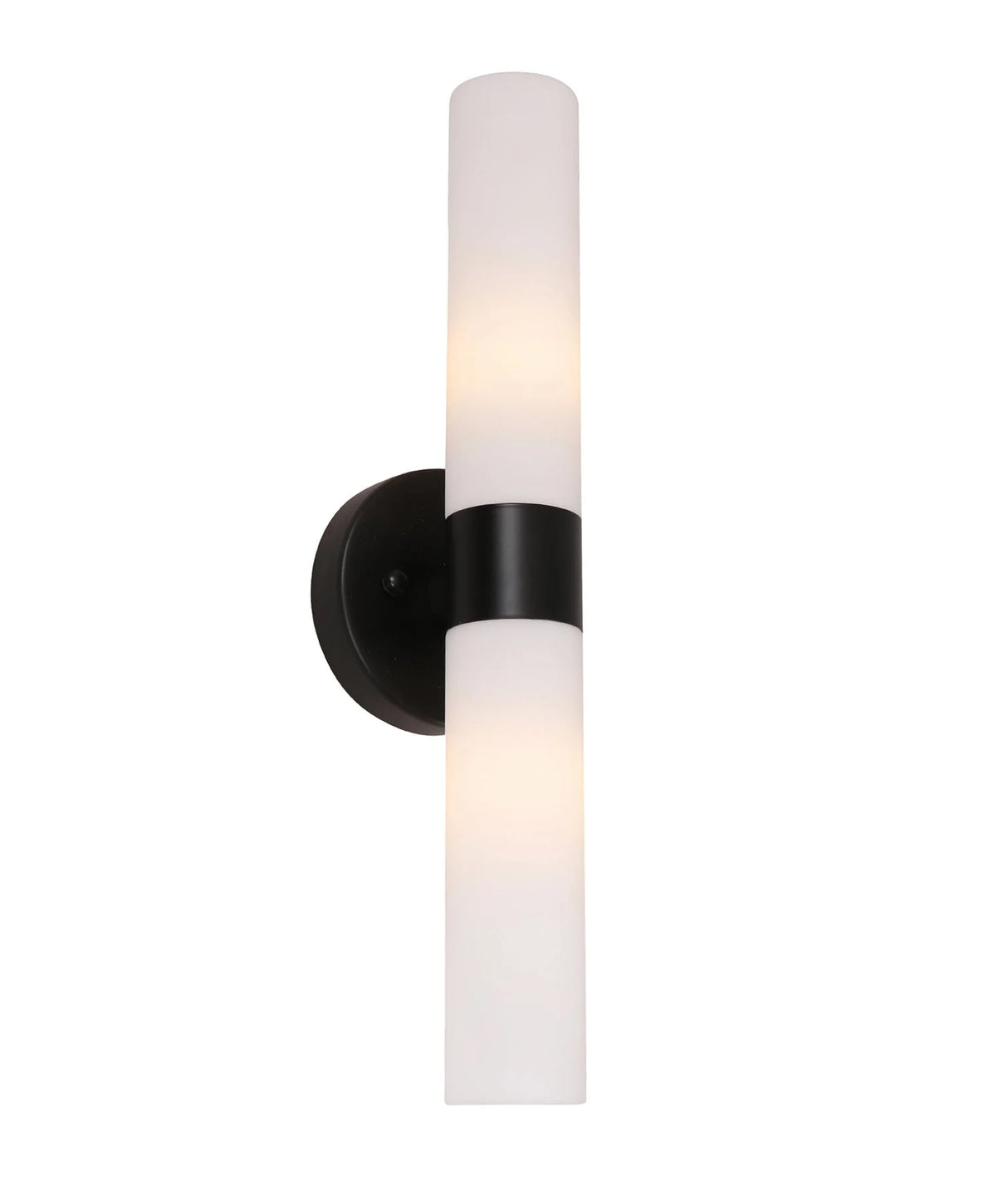 CLA Vara Interior Tubular Up/Down Opal Glass Wall Lights