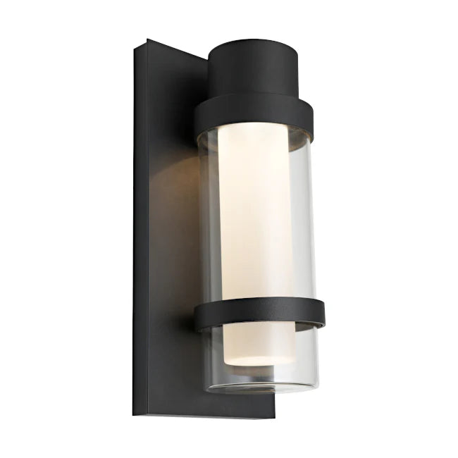 Cougar Cortez Black Exterior Wall Light