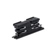 Black Domus Trak 3 SLJ 3 Circuit 240V Mini Straight Live Joiner on a transparent background