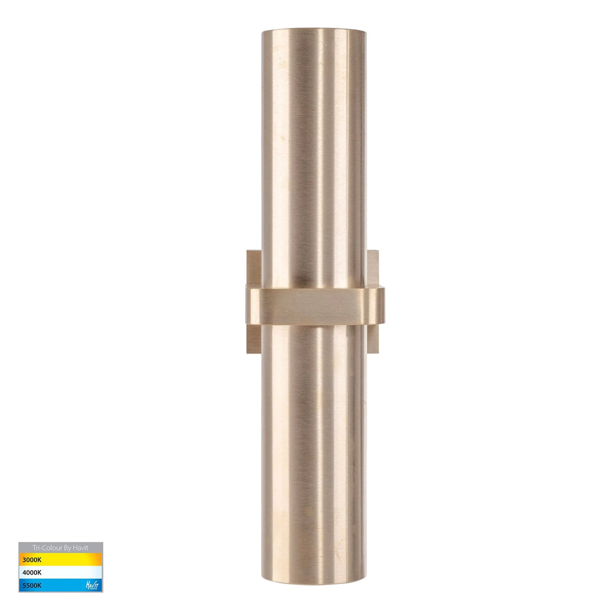 Havit HV10591T Luz Solid Brass TRI Colour Up & Down Wall Pillar Lights