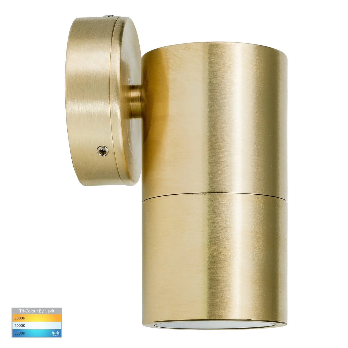Havit HV1155T HV1157T Tivah Solid Brass TRI Colour Fixed Down Wall Pillar Lights