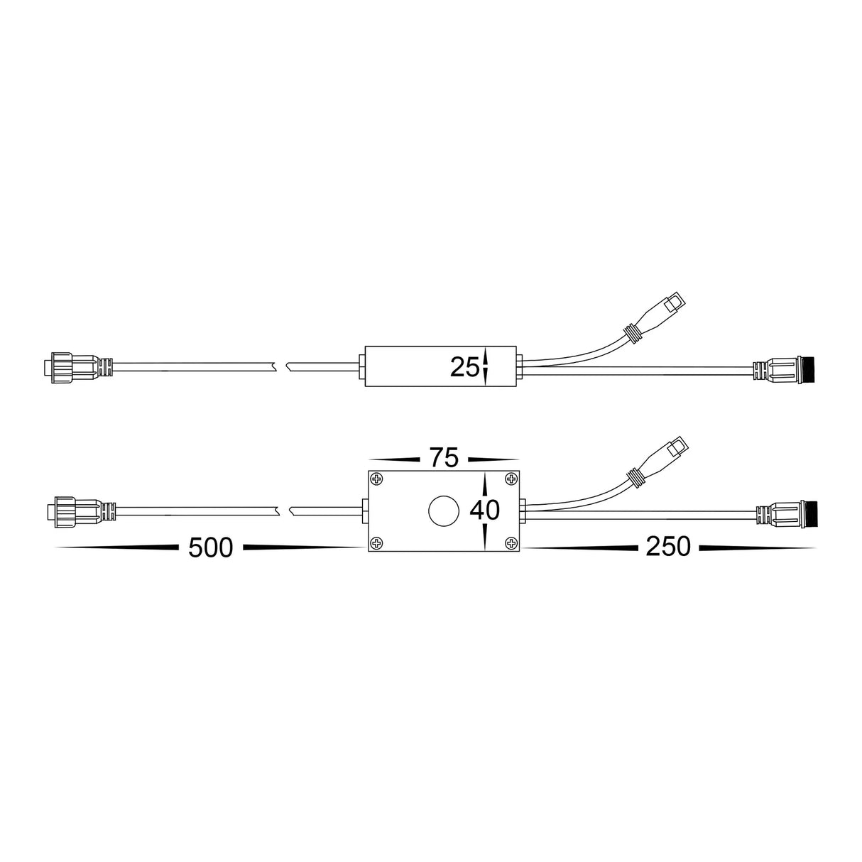 Havit HV1428RGBCW-REC Reciever to Suit Spitze Black WIFI RGBCW LED Garden Spike Light Kit