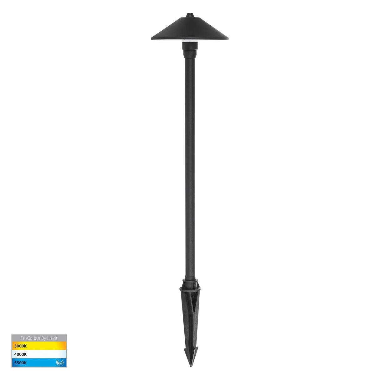 Havit HV1453T BLK Bitta 316 Stainless Steel Black 3w LED Garden Spike Light