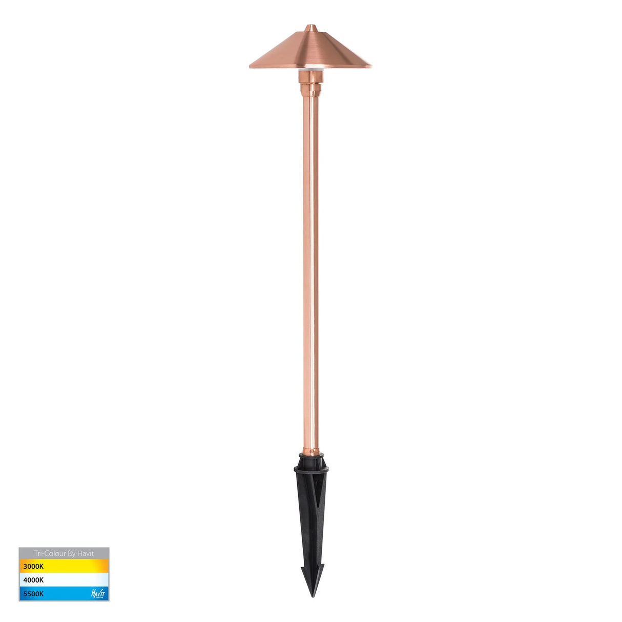 Havit HV1453T CP Bitta Solid Copper 3w LED Garden Spike Light