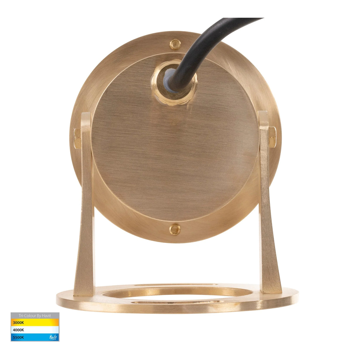 Havit HV1491T-BR Onder Solid Brass TRI Colour LED Pond Light