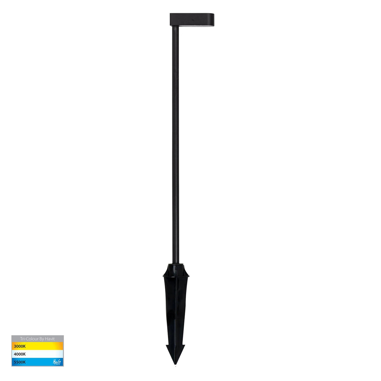 Havit HV1516T-BLK-24V Lindri Aluminium Black LED Bollard Spike Light